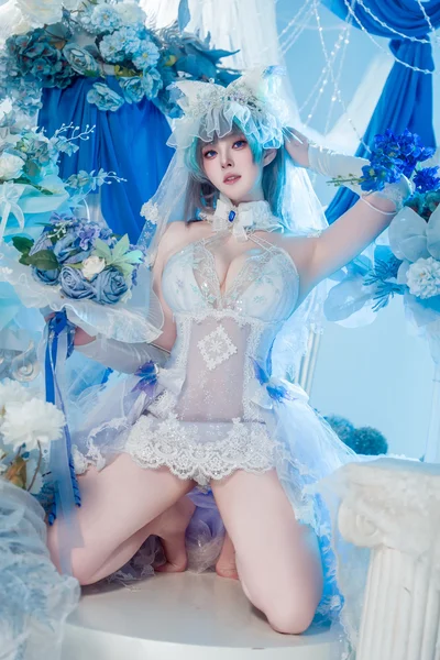 Natsuko夏夏子 – 柴郡婚纱 [70P]
